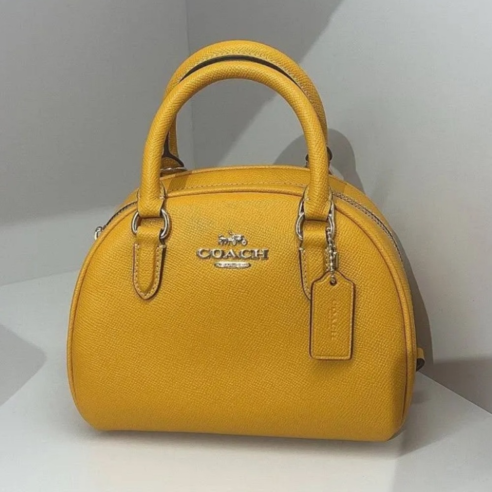 Mustard Yellow Coach Sydney Satchel